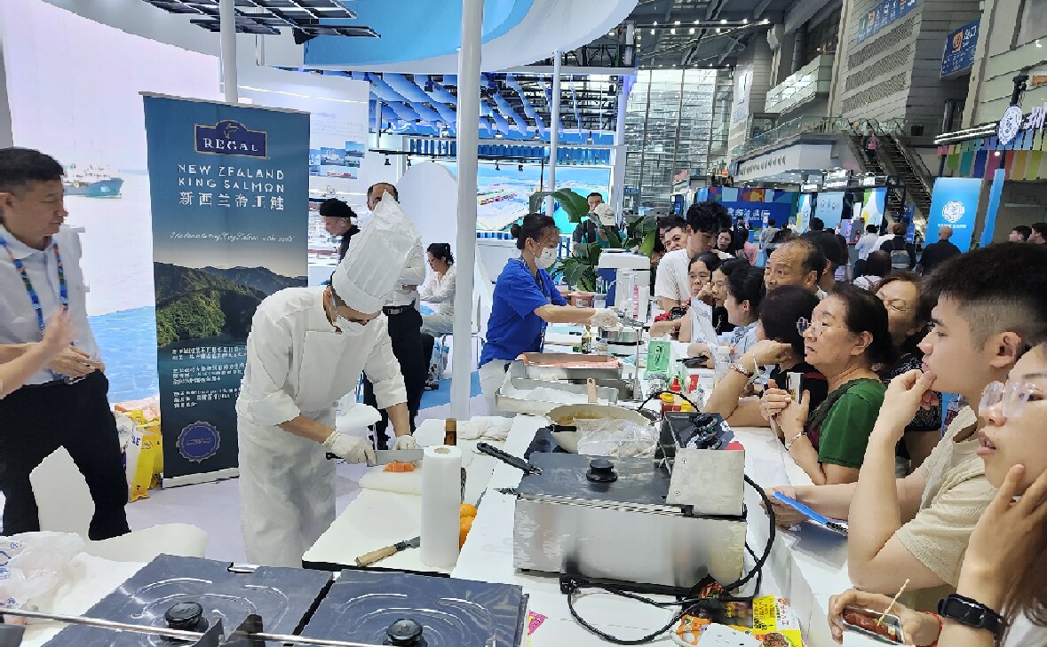 海納百川迎客來，漁潤萬家禮香臻——潤控食品亮相2024深圳國際漁業(yè)博覽會